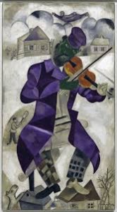 violoniste vert