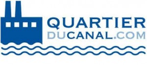 quartier canal logo bleu