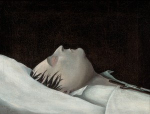 napoléon profil couché peinture