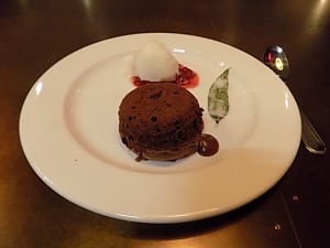 fondant et sorbet